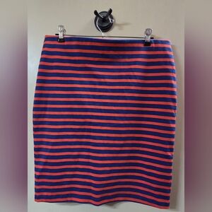 Old Navy Vibrant Striped Pencil Skirt